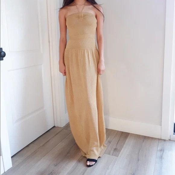 BCBG Maxazaria Gold Dress NWT